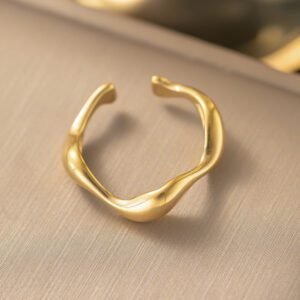 Vintage Adjustable Gold Plated Ring