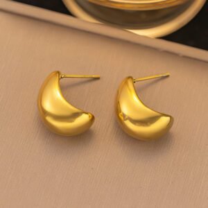 Minimal Elegant Gold Plated Earrings