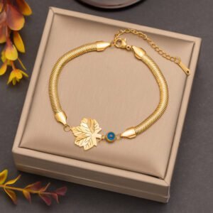 Retro Gold Plated Adjustable Bracelet / Anklet