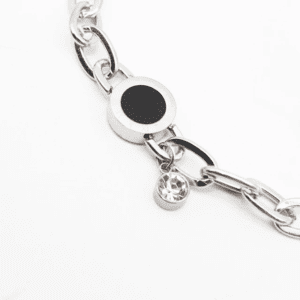 Waterproof Black Dial Heavy Chained Bracelet / Anklet