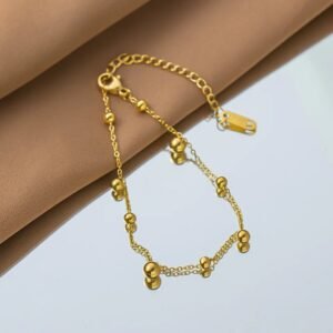 Traditional Gold Plated Waterproof Bracelet / Anklet