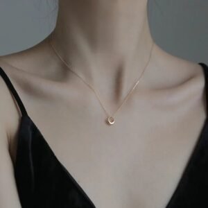 Minimal Vintage Gold Plated Necklace