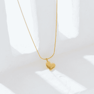 The Hanging Heart Gold Plated Necklace