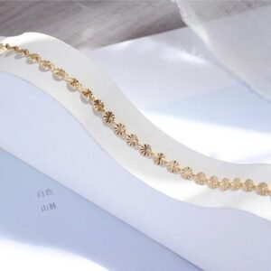 Minimal Gold Plated Classic Design Formal Bracelet