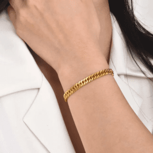 Premium Heavy Chained Gold Plated Bracelet