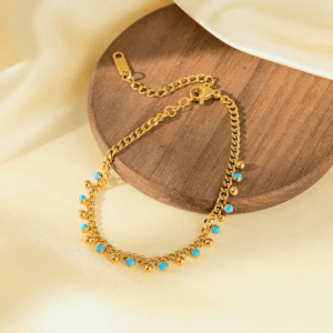 Stand Out Egyptian Gold Plated Vintage Bracelet / Anklet