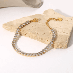 Luxe Gold plated Tennis Bracelet / Anklet