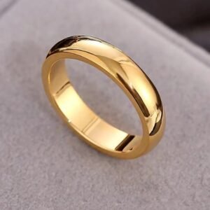 Water Proof Minimal Chunky Ring – Size 8