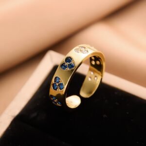 Stand Out Vintage Gold Plated Adjustable Ring