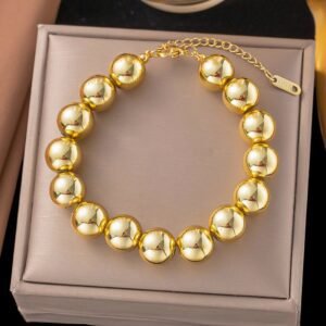 Chunky Heavy Weight Beads Bracelet / Anklet