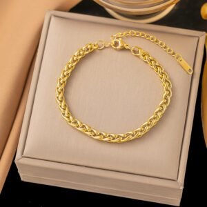 Light Weight Gold Plated Minimal Bracelet / Anklet